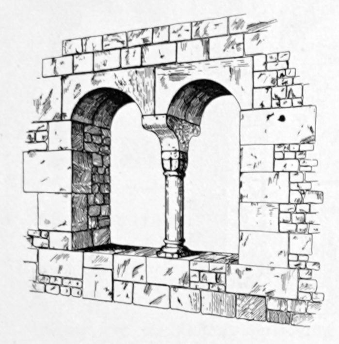 Abbildung 132. Bisperode, romanische Schallöffnung im Kirchturm.